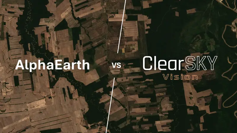 Sentinel-2 vs. ClearSKY vs. AlphaEarth: Choosing the Right Satellite Data